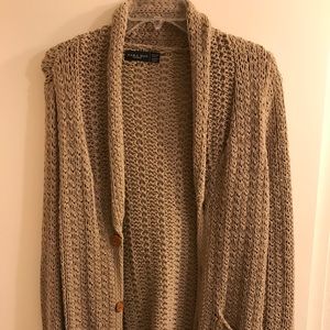 Zara knit mesh cardigan